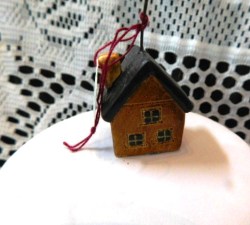 mini brown stone house a